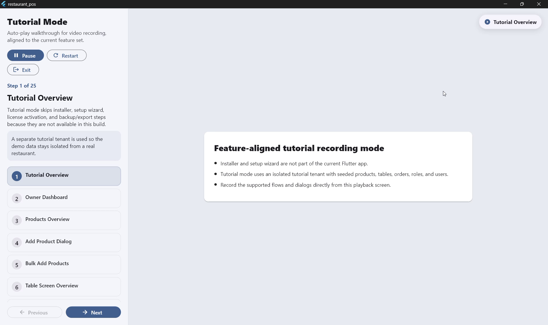 Tutorial Mode walkthrough